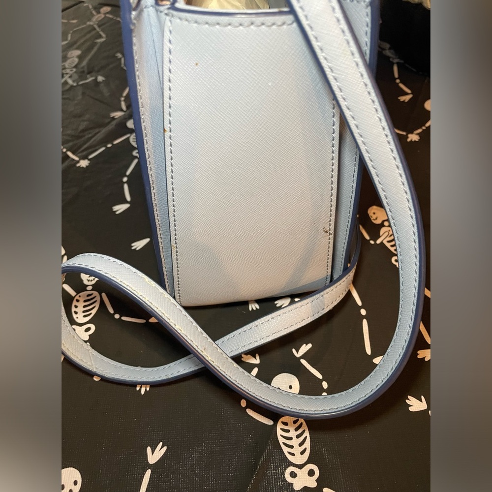 Kate Spade Light Blue Crossbody Bag 3 compartment crossbody bag - Picture 6 of 12